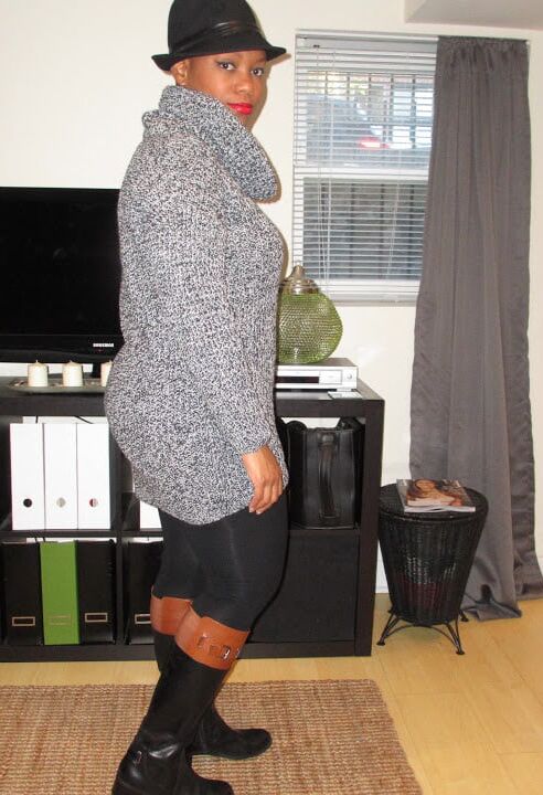 Ebony Goddess wearing Boots no.