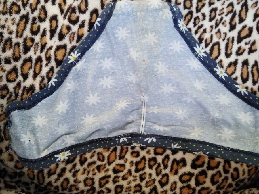 Chinese Wife Damp Blue Panties