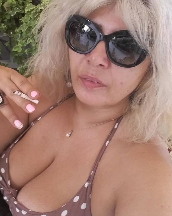 Fat Milf at the beach...