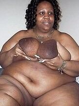 BIG BLACK NATURAL BOOBS