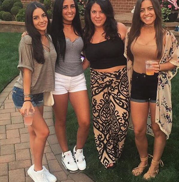 Cute New York Italian Girl With Friend