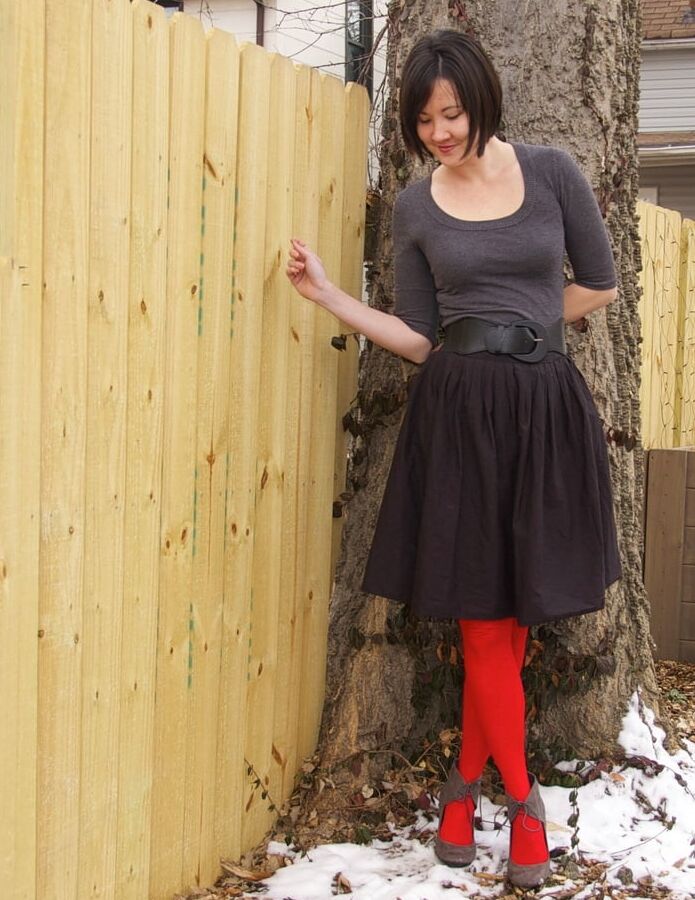 Fashionista Mum in Tights