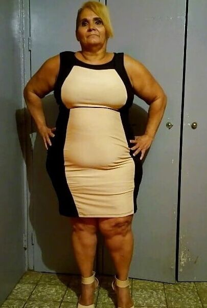 Clothed Granny - Big Boobs