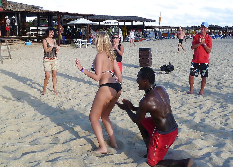 Naked Milf on the Beach