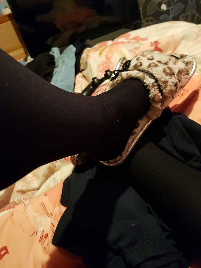 My sexy slippers and knickers