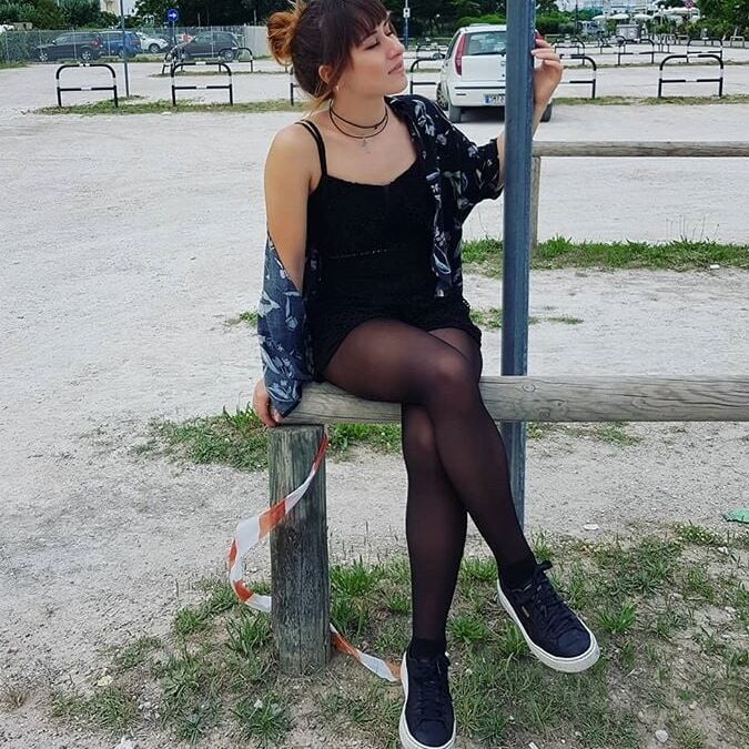 Slut women pantyhose