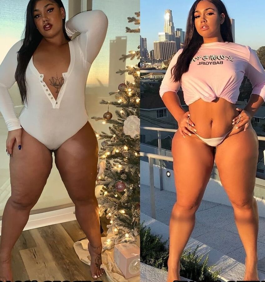 Alexus Danisha: BEFORE AND AFTER OF FAT WHORE