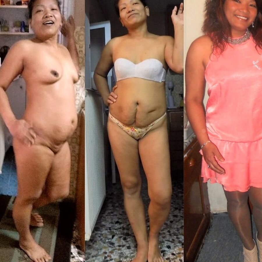 My wife dressed undressed