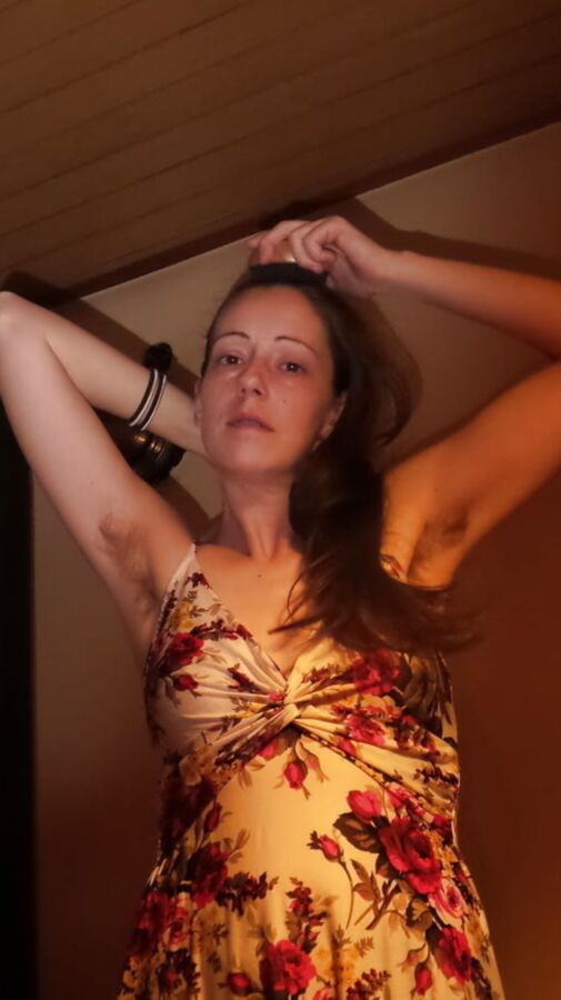 Sexy pregnant milf with amazing hairy bush