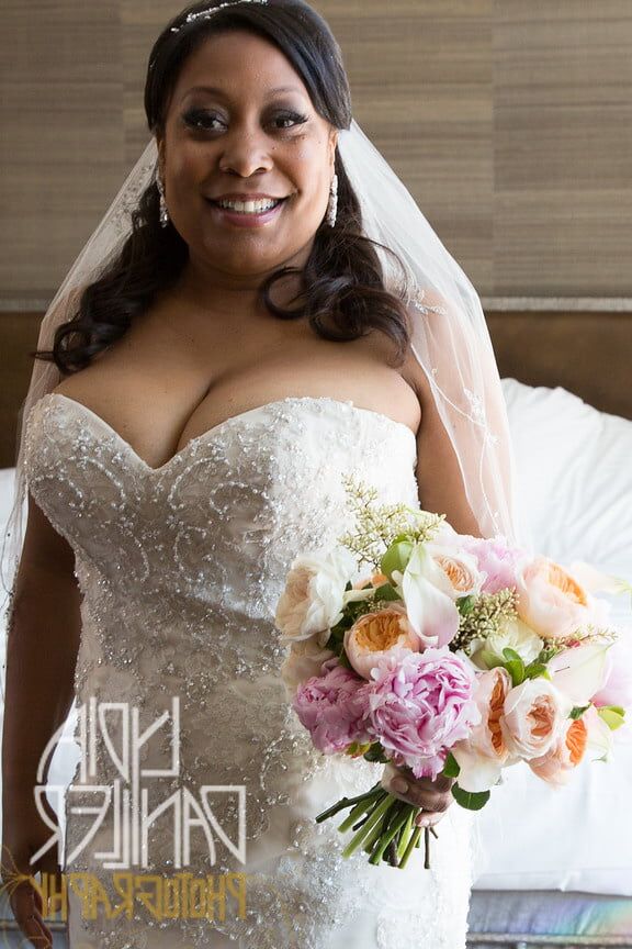 Pre wedding she is getting ready