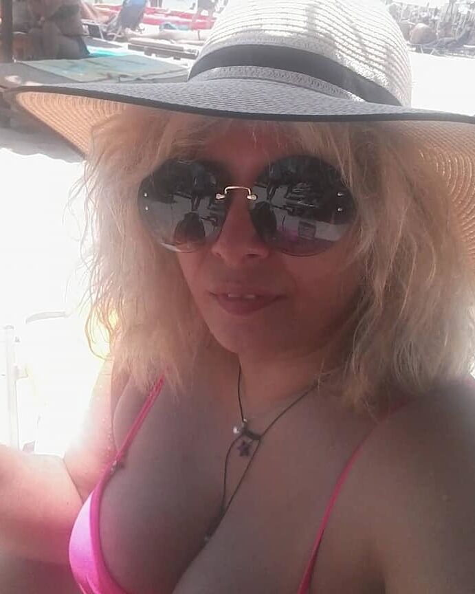 Fat Milf at the beach...