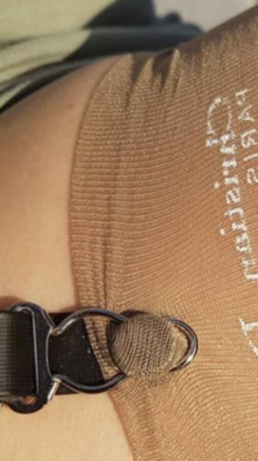 Wearing vintage stockings on V E Day for all our Heroes