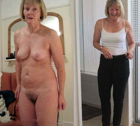 Dressed undressed moms