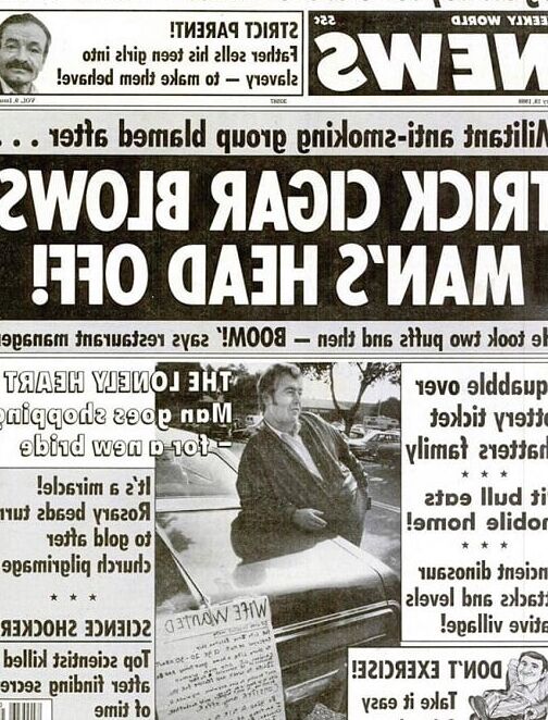 Vintage Headlines &amp; Tabloids
