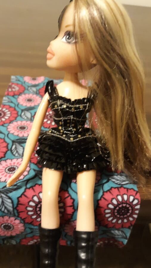 Cumming on my bratz burn victim