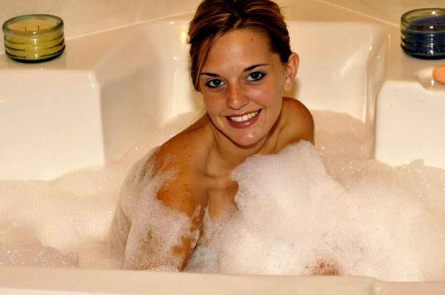 in the tub