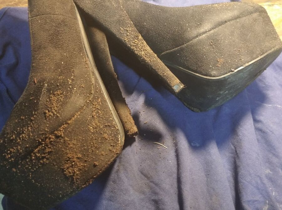 dirty shoes