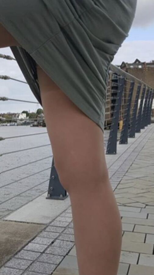 Wearing vintage stockings on V E Day for all our Heroes