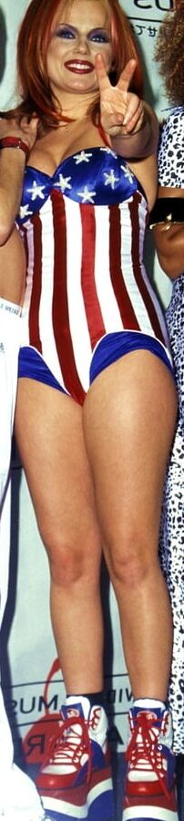 GERI HALLIWELL WEARING BODYSUIT AT MTV VMA