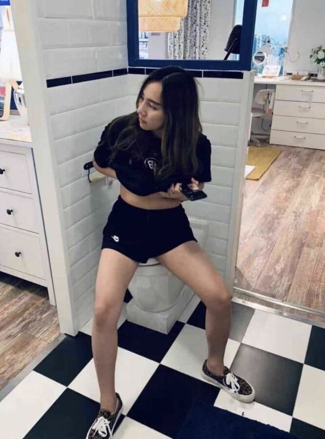 She did it