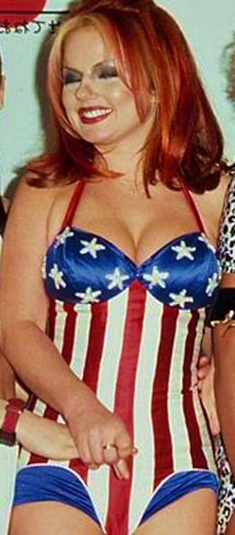 GERI HALLIWELL WEARING BODYSUIT AT MTV VMA
