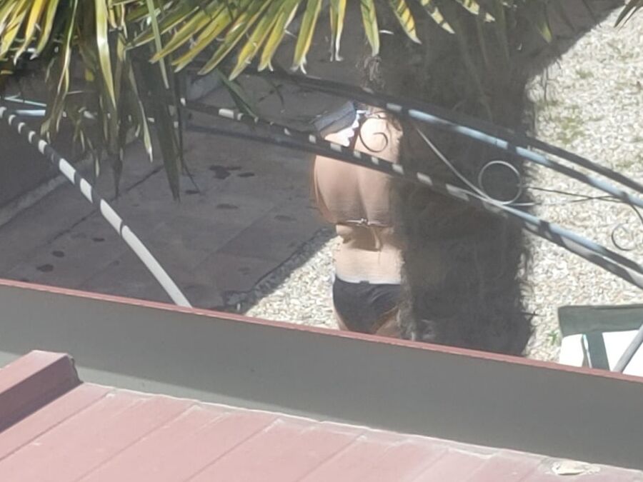 Empezando a tomar el sol