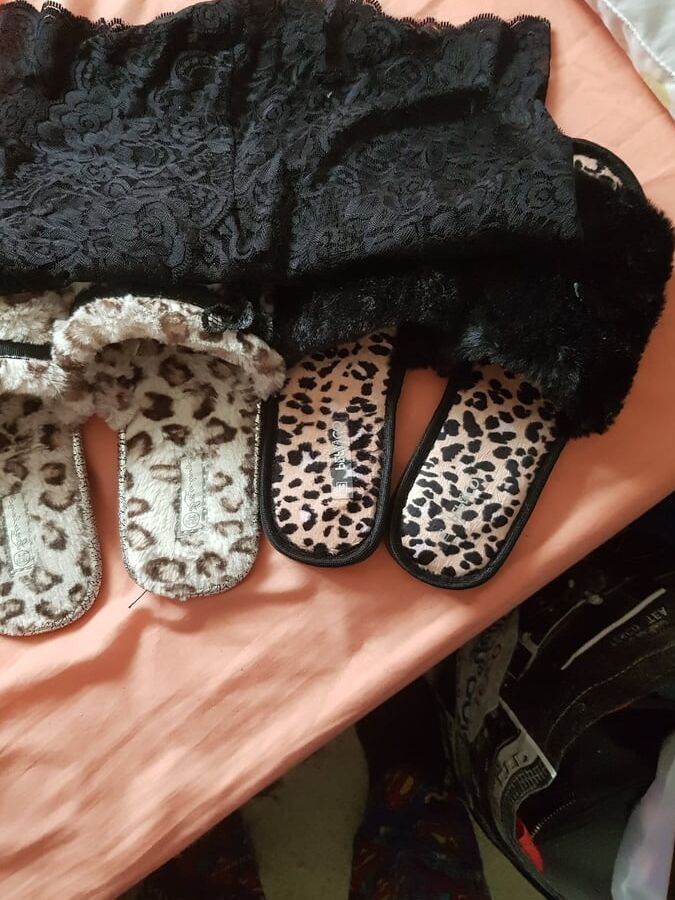 My sexy slippers and knickers