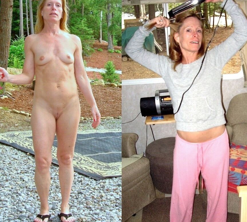 Dressed undressed moms