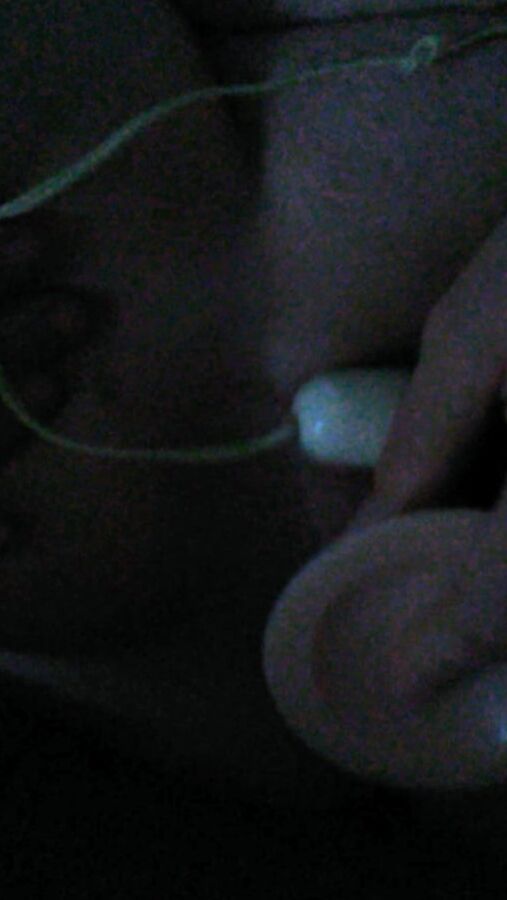 Ich mit vibro Ei und Gummi Schwanz