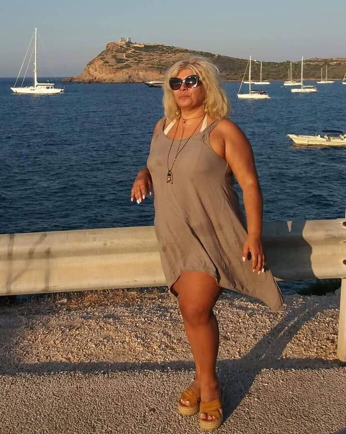 Fat Milf at the beach...