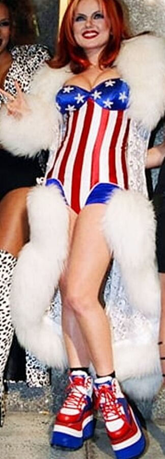 GERI HALLIWELL WEARING BODYSUIT AT MTV VMA
