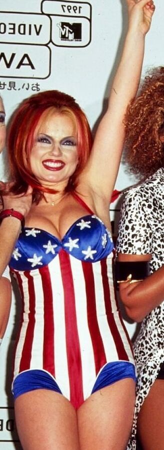 GERI HALLIWELL WEARING BODYSUIT AT MTV VMA