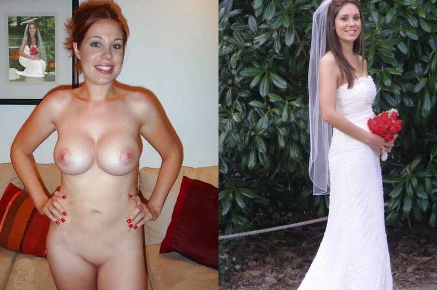 Before and After - Slutty Brides
