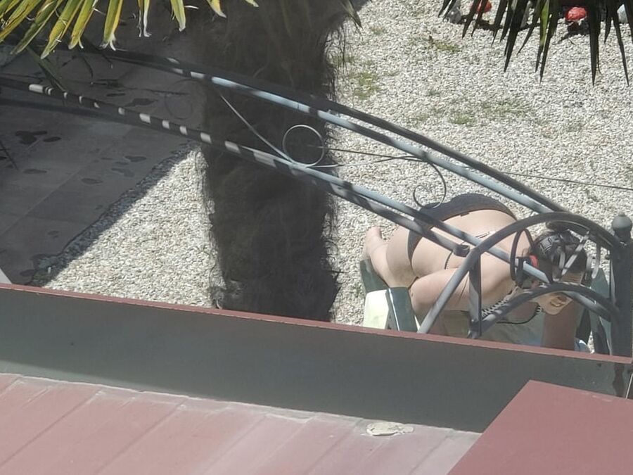 Empezando a tomar el sol