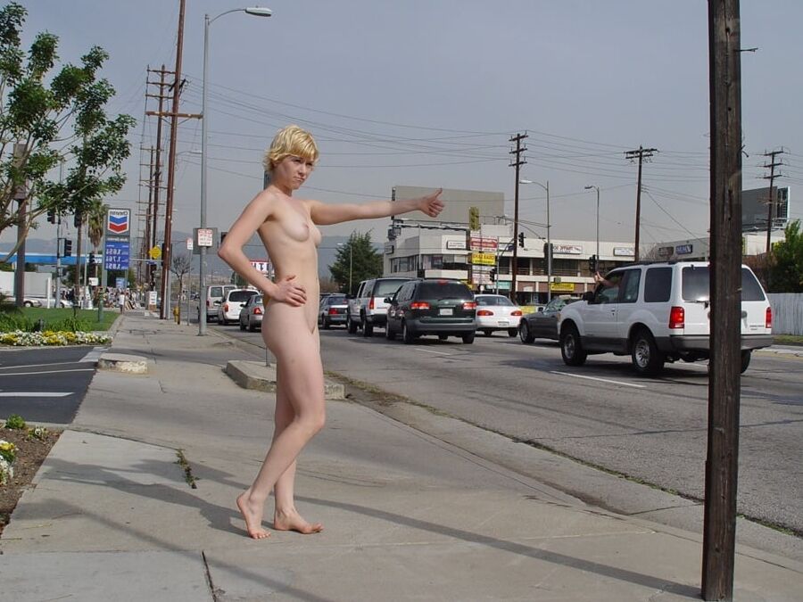 Nude in public