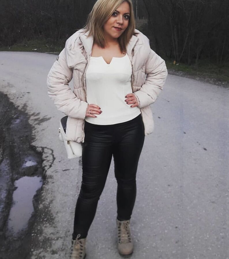 Serbian hot slut girl big natural tits Milica Vasiljevic