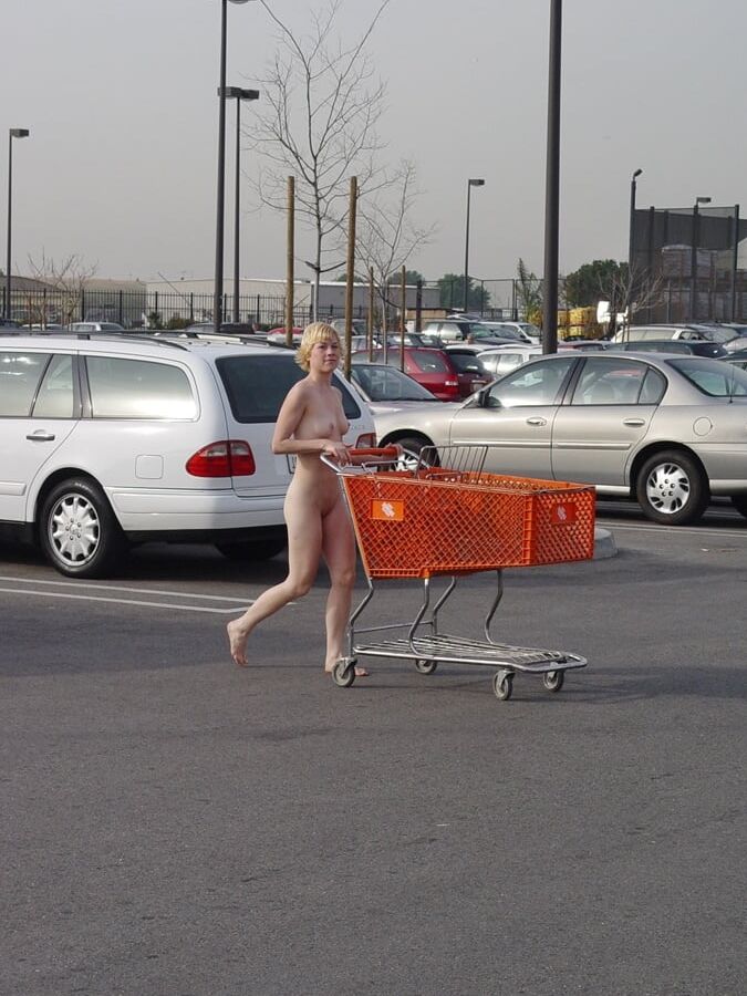 Nude in public