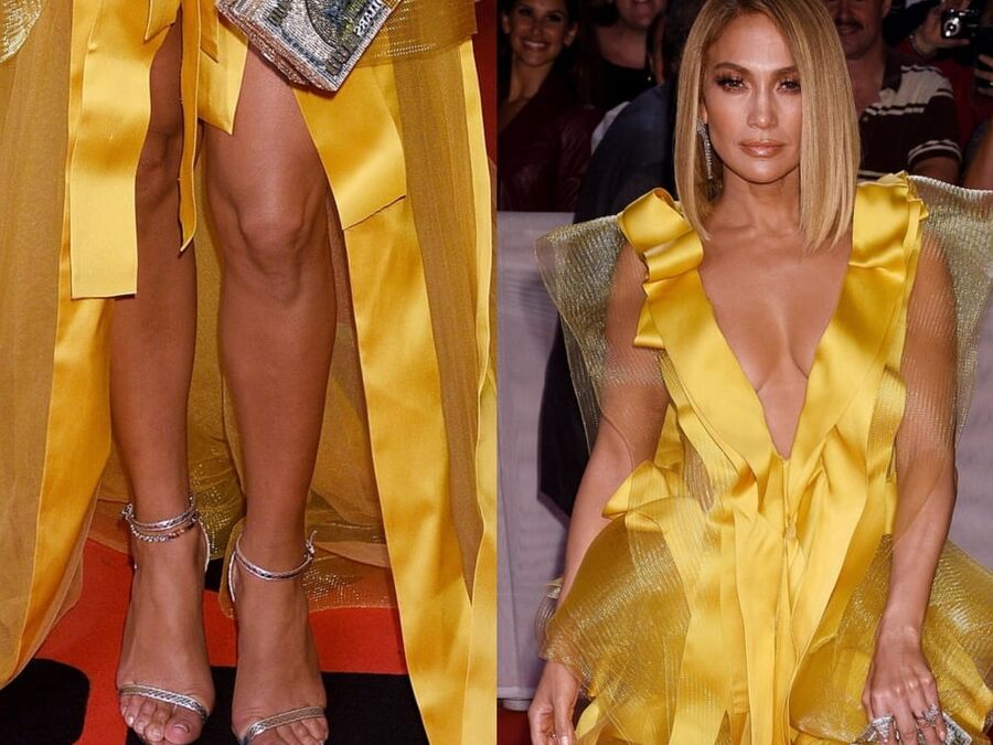 Jennifer Lopez sexy legs feet and highheels