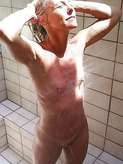 MILF Outdoor Shower (Those Nips)