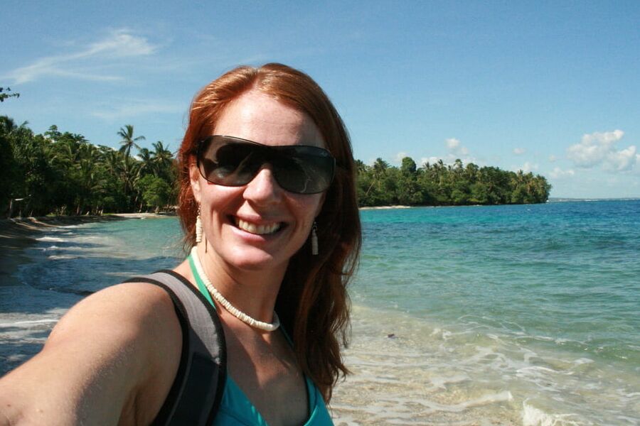 Redhead MILF on vacation
