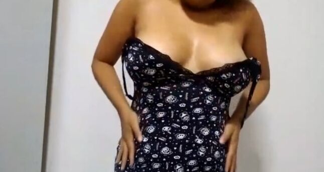 Sri Lankan Girl with Black Dress