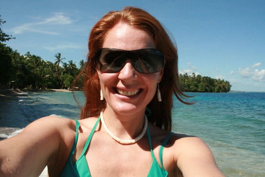 Redhead MILF on vacation