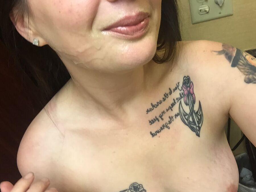 Tattooed emo cumslut girlfriend exposed