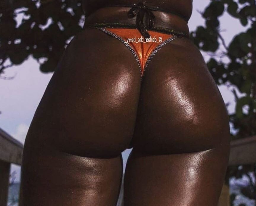 Sexy petite ebony babe with pants and no pants.