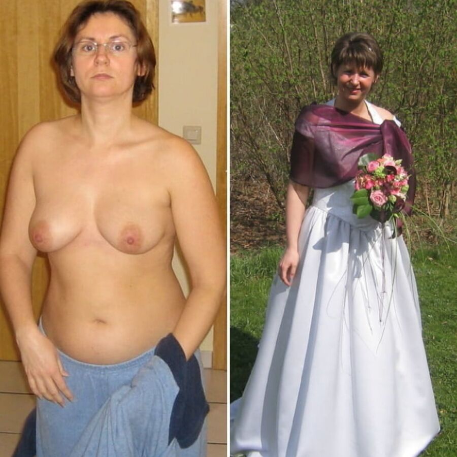Webslut club dressed and undressed