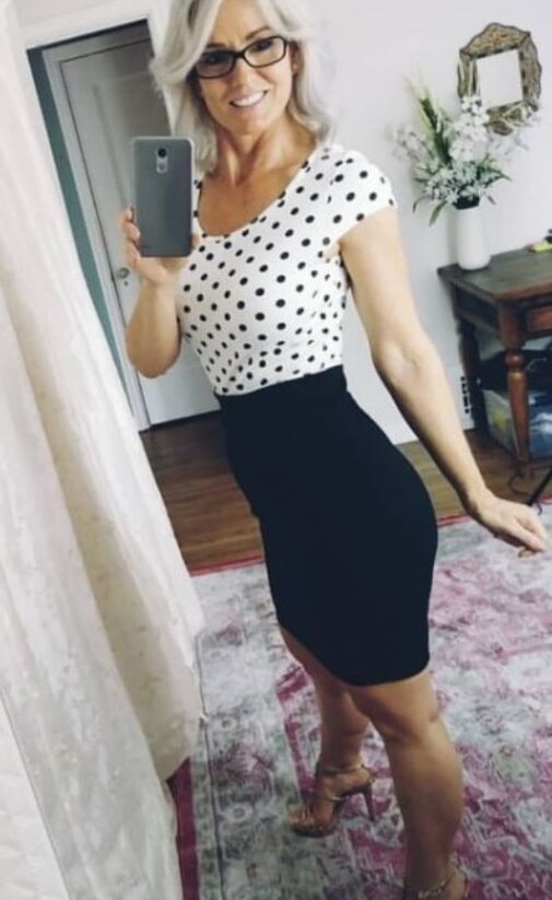 Tasty dressed mature