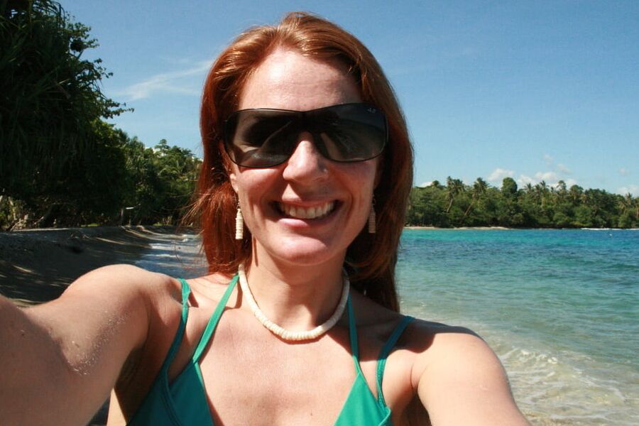 Redhead MILF on vacation