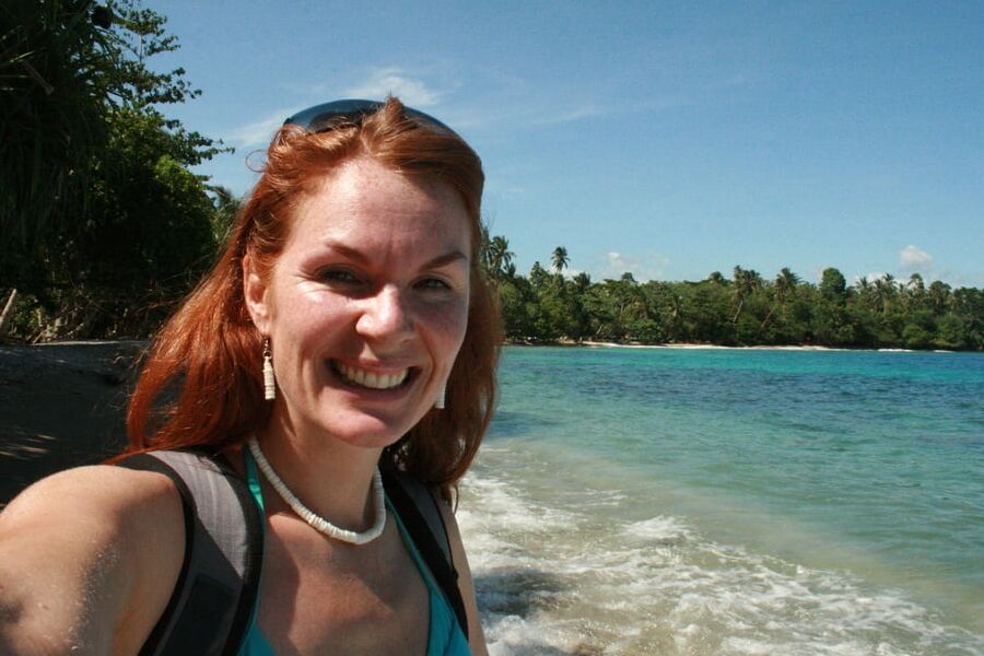 Redhead MILF on vacation