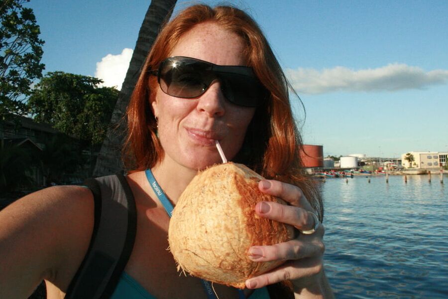 Redhead MILF on vacation