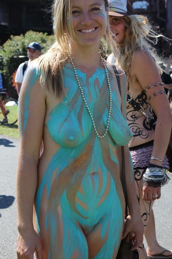 Body Paint Blonde Fremont Solstice